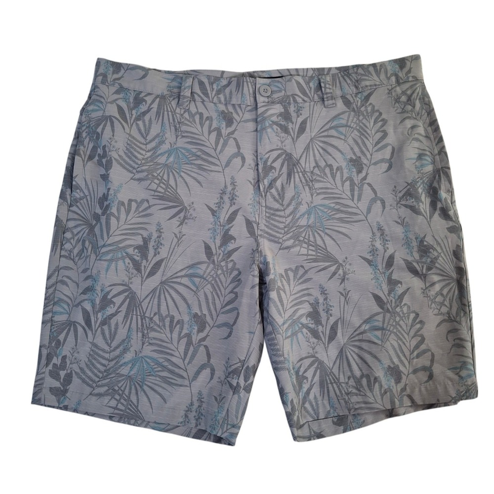 Travis Mathew Tropical Shorts Men's 40x9 Gray Golf Performance Chino Lightweight